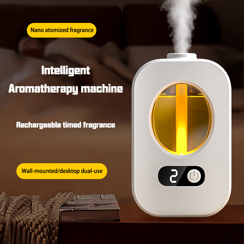 Home Fragrance Diffuser Oil - 自動ディフューザー アロマセラピーマシン 空気清浄機 トイレ 浴室用アロマ エッセンシャルオイルディスペンサー
