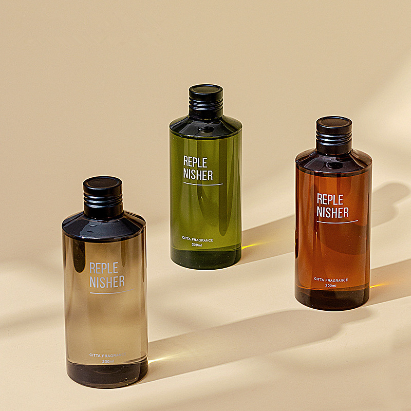 Home Fragrance Reeds - 200ml アロマディフューザー詰め替え - ラタンリードディフューザー用エッセンシャルオイル補充、ホームフレグランスルームパフューム