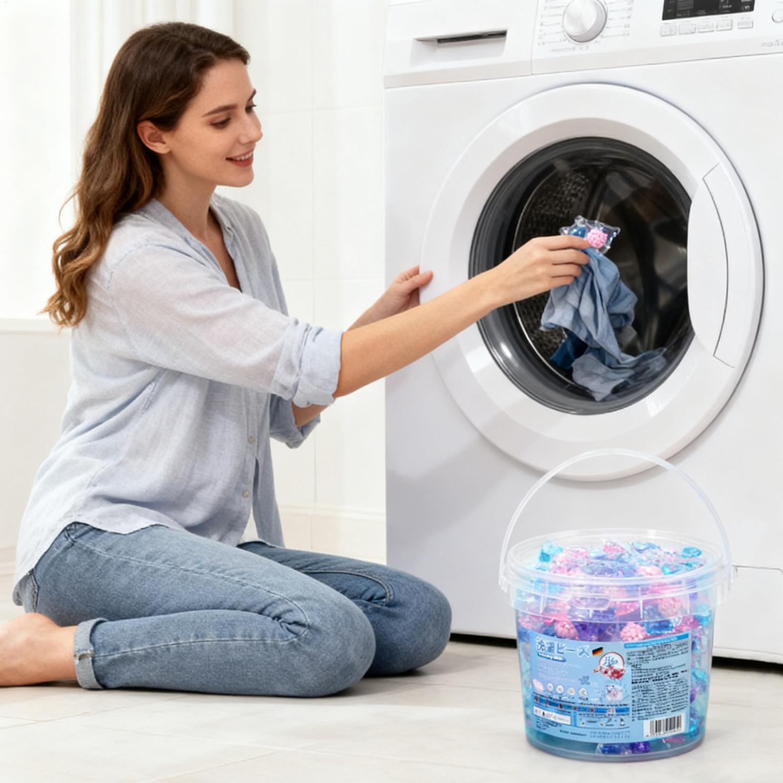 洗濯洗剤ポッド 深層洗浄洗濯洗剤ポッド 柔軟剤ビーズ入り 長 - Home Fragrance That Lasts Long のレビューと価格