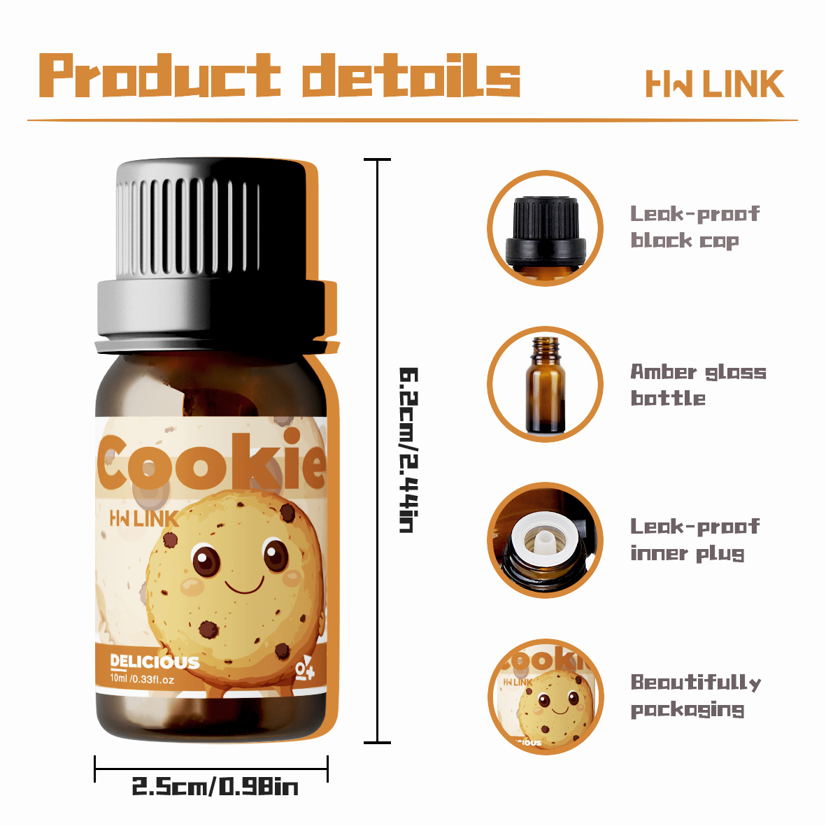 10ml クッキー型エッセンシャルオイル - キャンドル作り - Home Fragrance Diffuser Oil のレビューと価格
