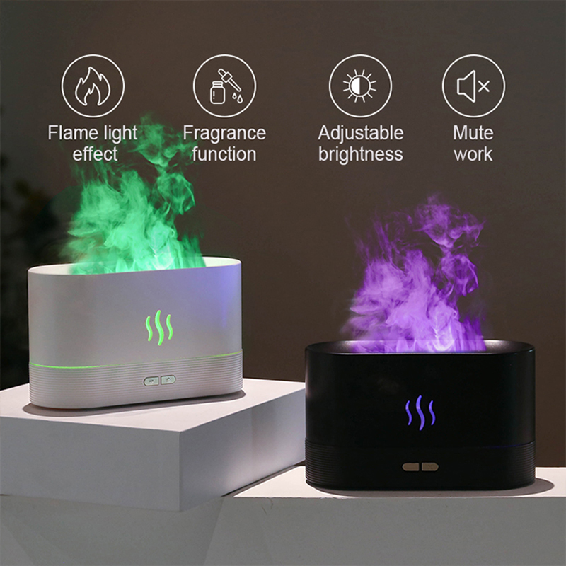 USBデスクトップフレームアロマディフューザー加湿器 7色シ - Home Fragrance Diffuser Oil のレビューと価格
