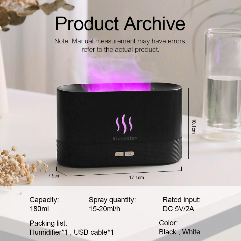 USBデスクトップフレームアロマディフューザー加湿器 7色シ - Home Fragrance Diffuser Oil のレビューと価格