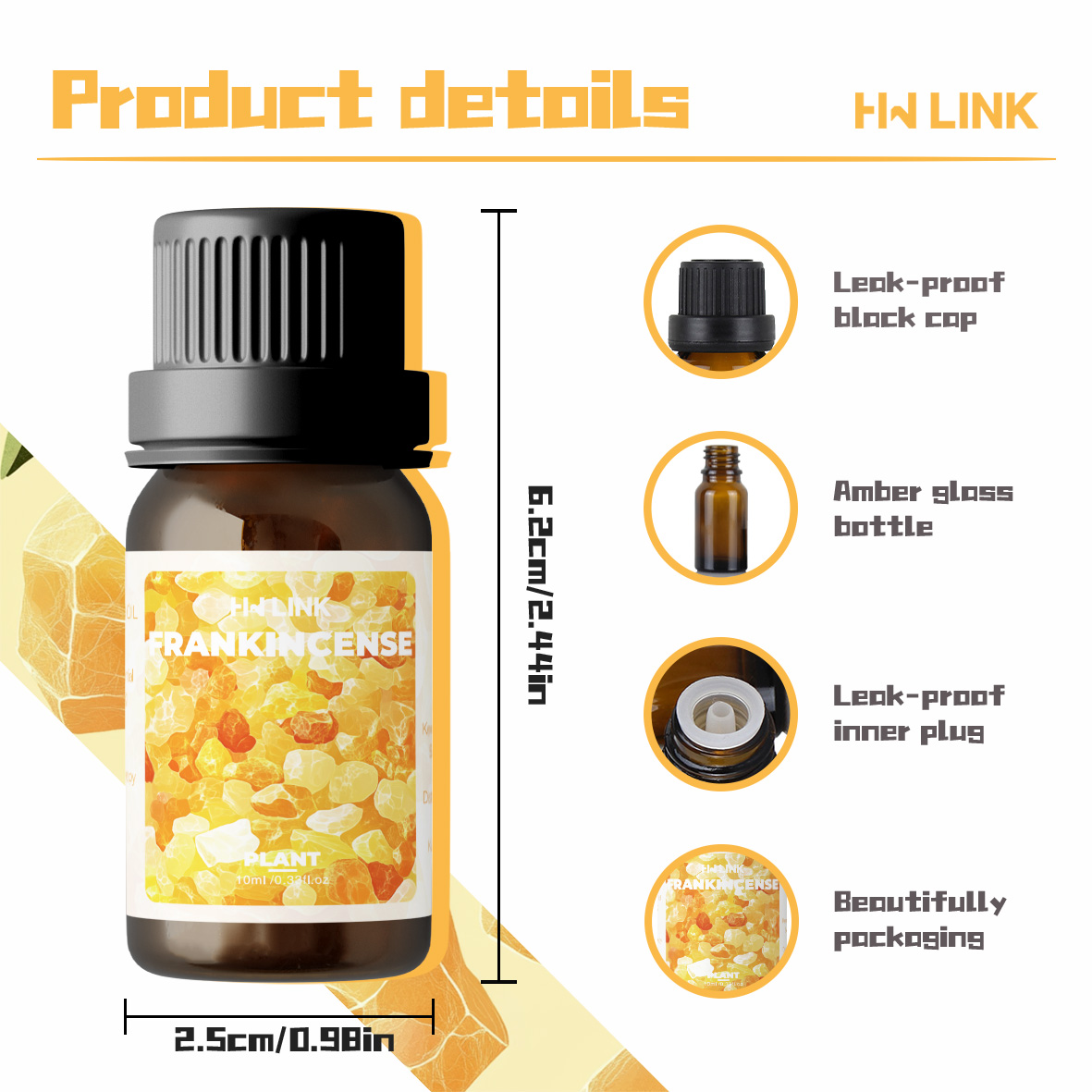 フランキンセンス エッセンシャルオイル 10ml 100%純 - Home Fragrance Diffuser Oil のレビューと価格