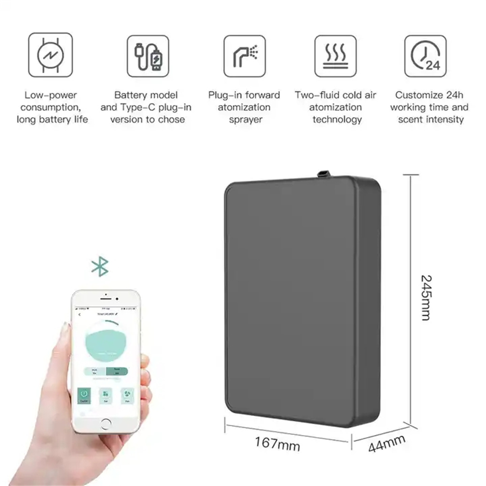 500m³対応アロマディフューザー スマートセントエアマシン - Home Fragrance Diffuser Oil のレビューと価格
